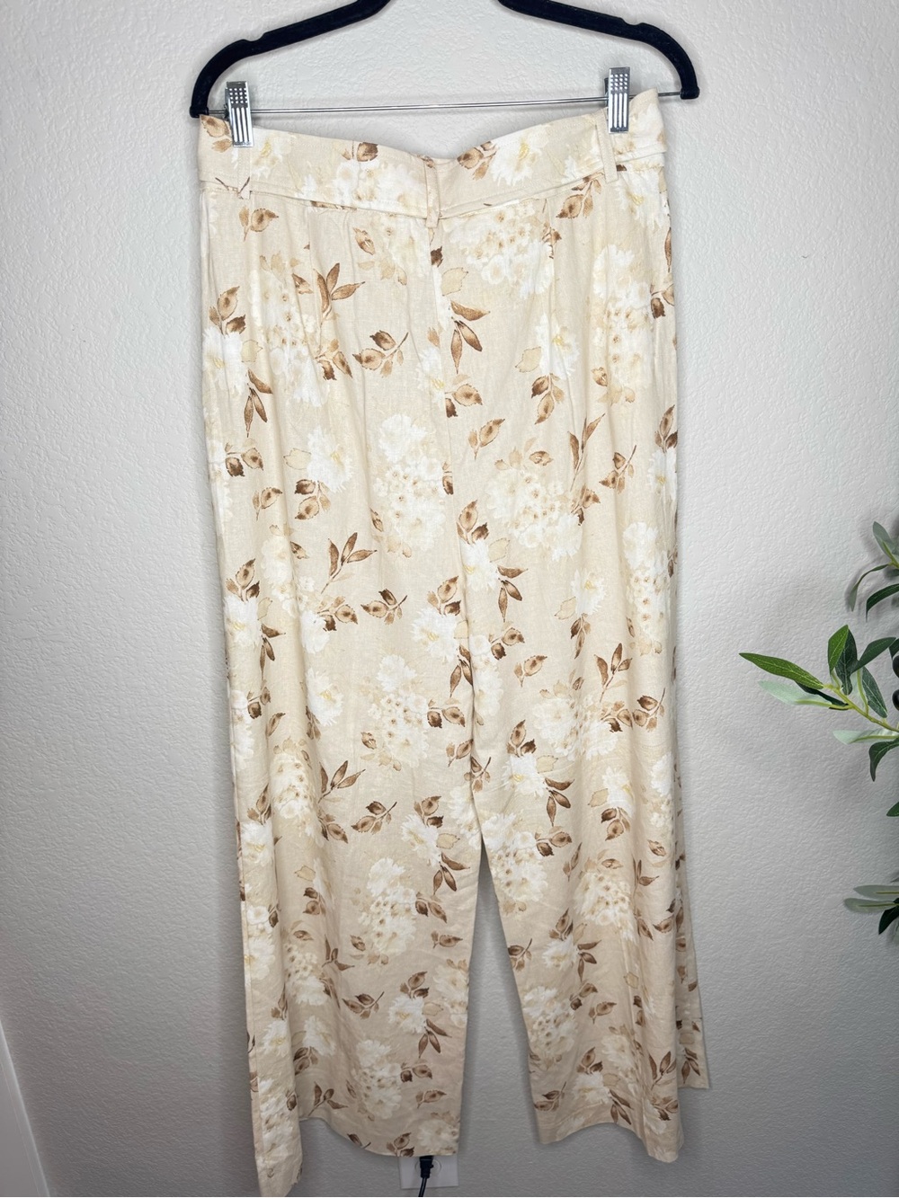 House of Harlow 1960 Floral Linen Blend Two Piece Set Size 10 Resort Coastal - Picture 10 of 12
